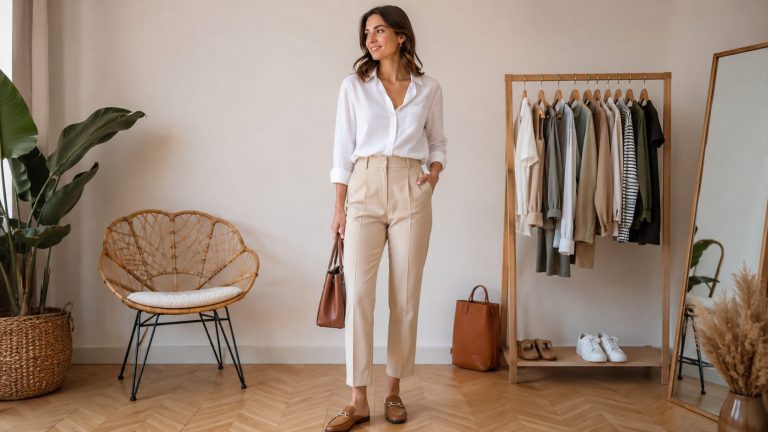 Femme quel haut porter avec un pantalon beige
